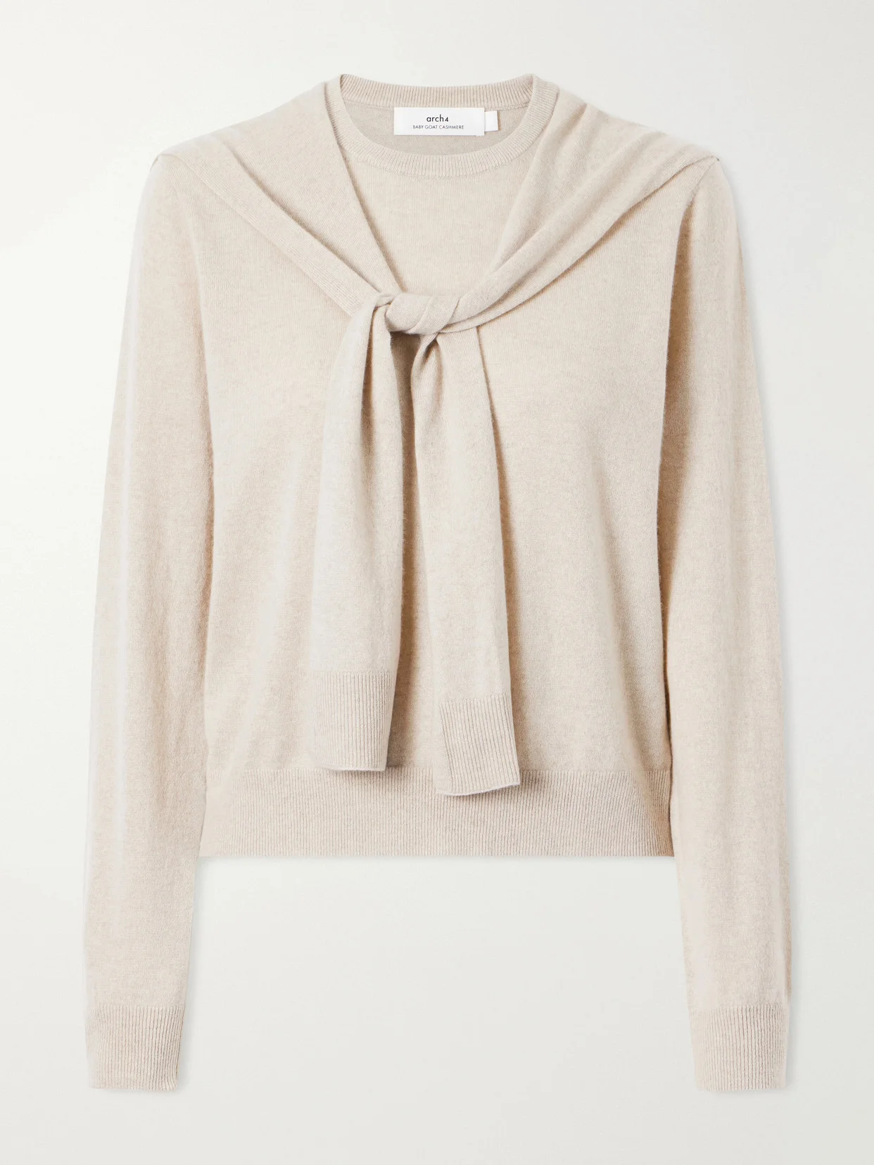 Eldergrove Tie-detailed Cashmere Sweater - 1