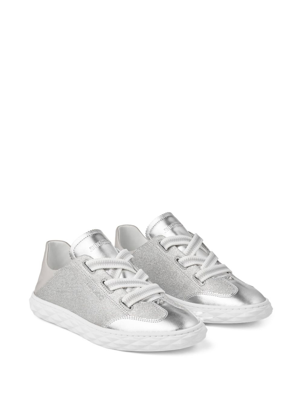 embroidered-logo sneakers - 2