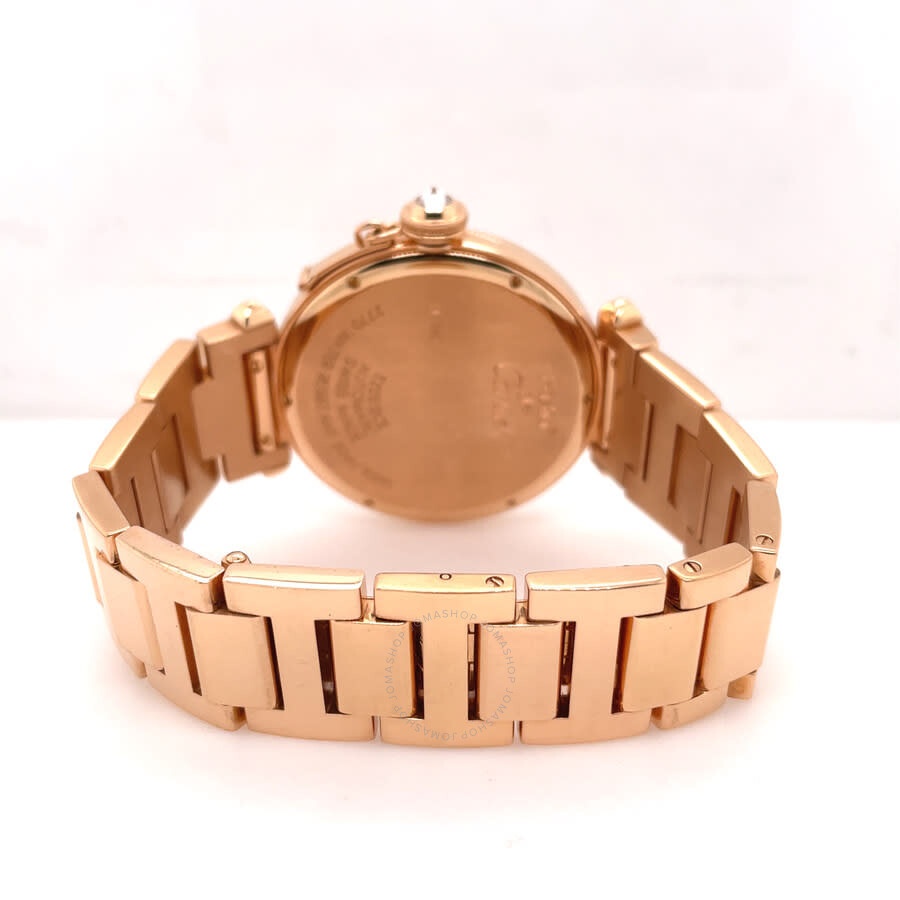 Pre-owned Cartier Cartier Pasha Automatic Diamond Silver Dial Ladies Watch 2770 - 2