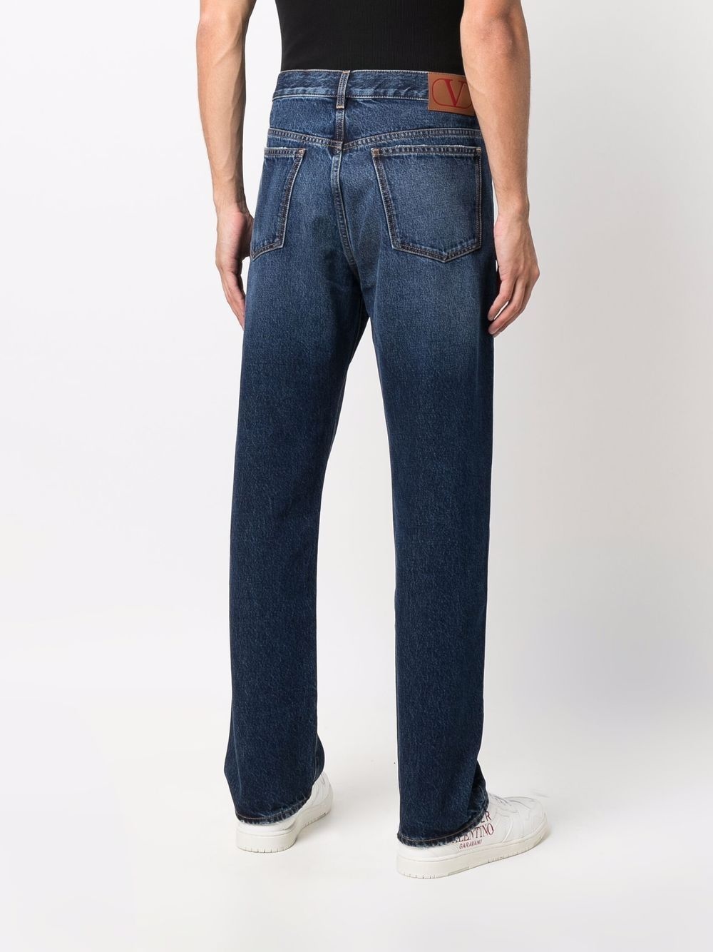 straight-leg cropped jeans - 4