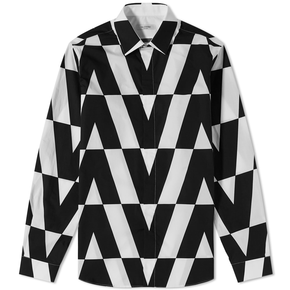 Valentino Optical Logo Overshirt - 1