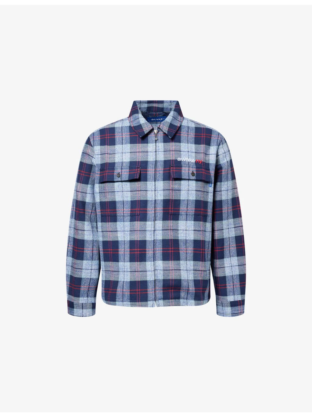 Flannel Check-Print Cotton Shirt - 1