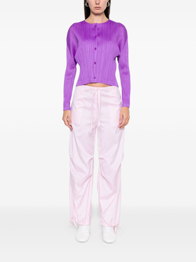 ISSEY MIYAKE button-fastening cardigan outlook