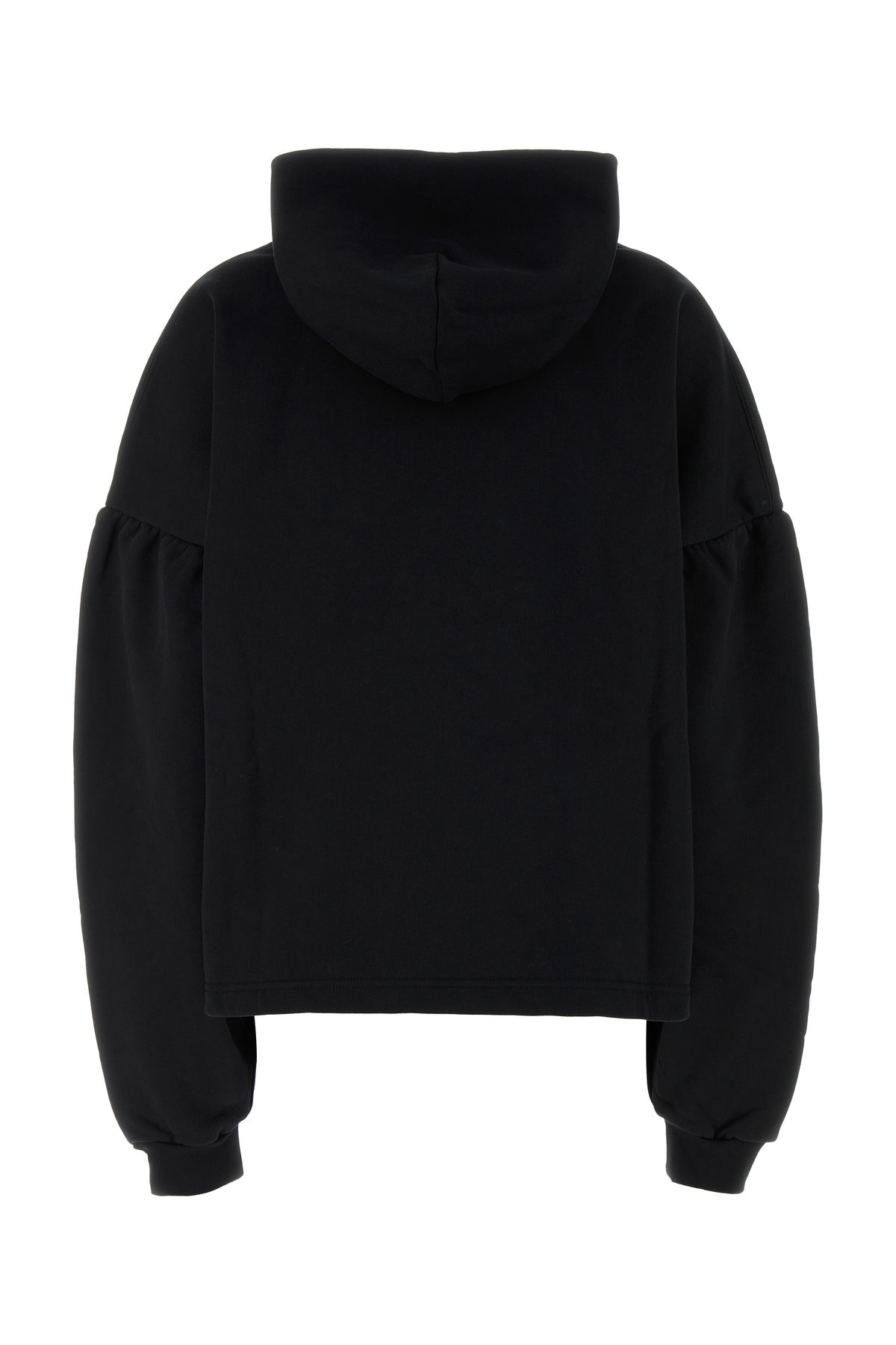 Black cotton sweatshirt - 2
