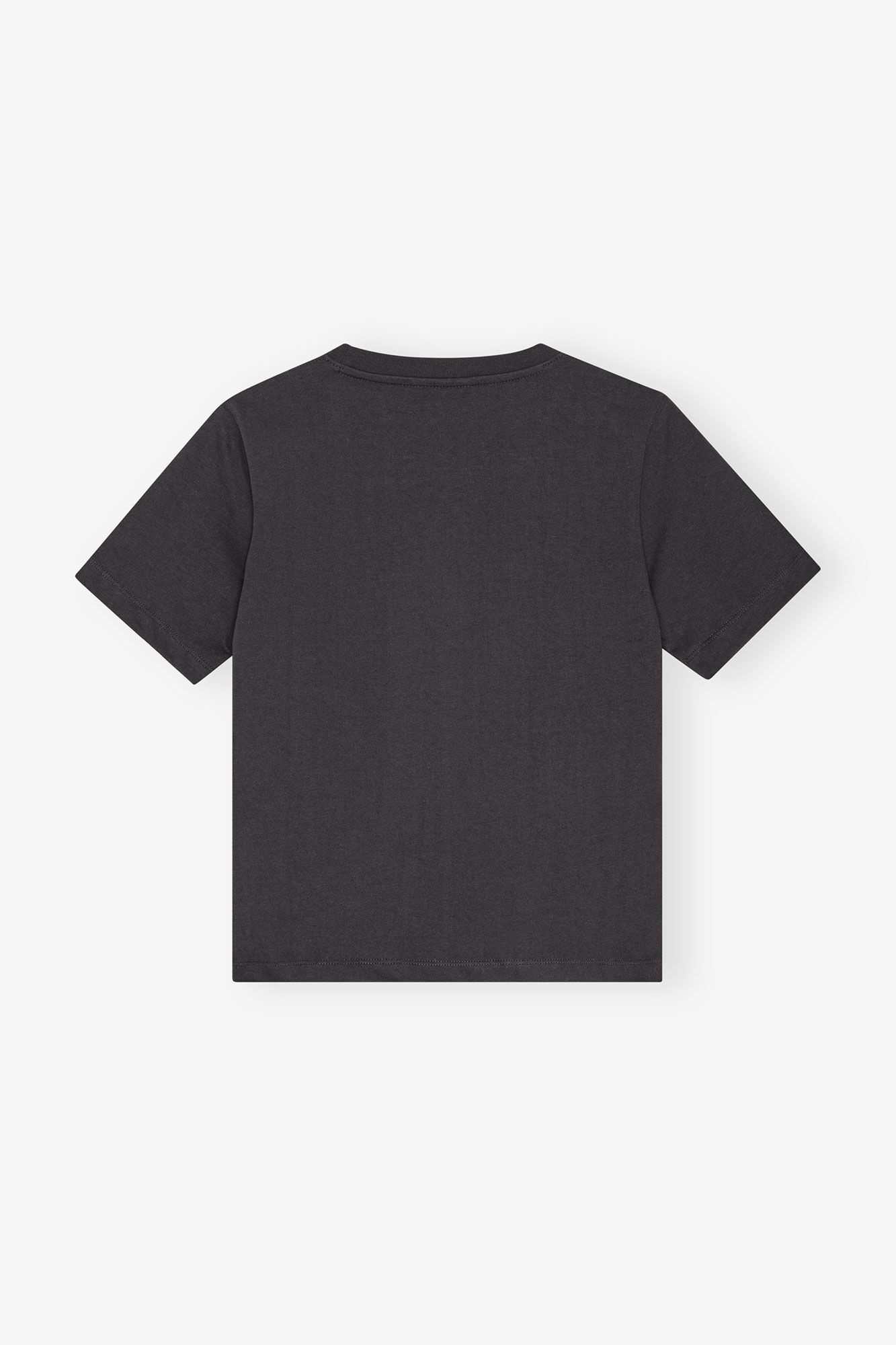 BLACK HEAVY COTTON HEART T-SHIRT - 6