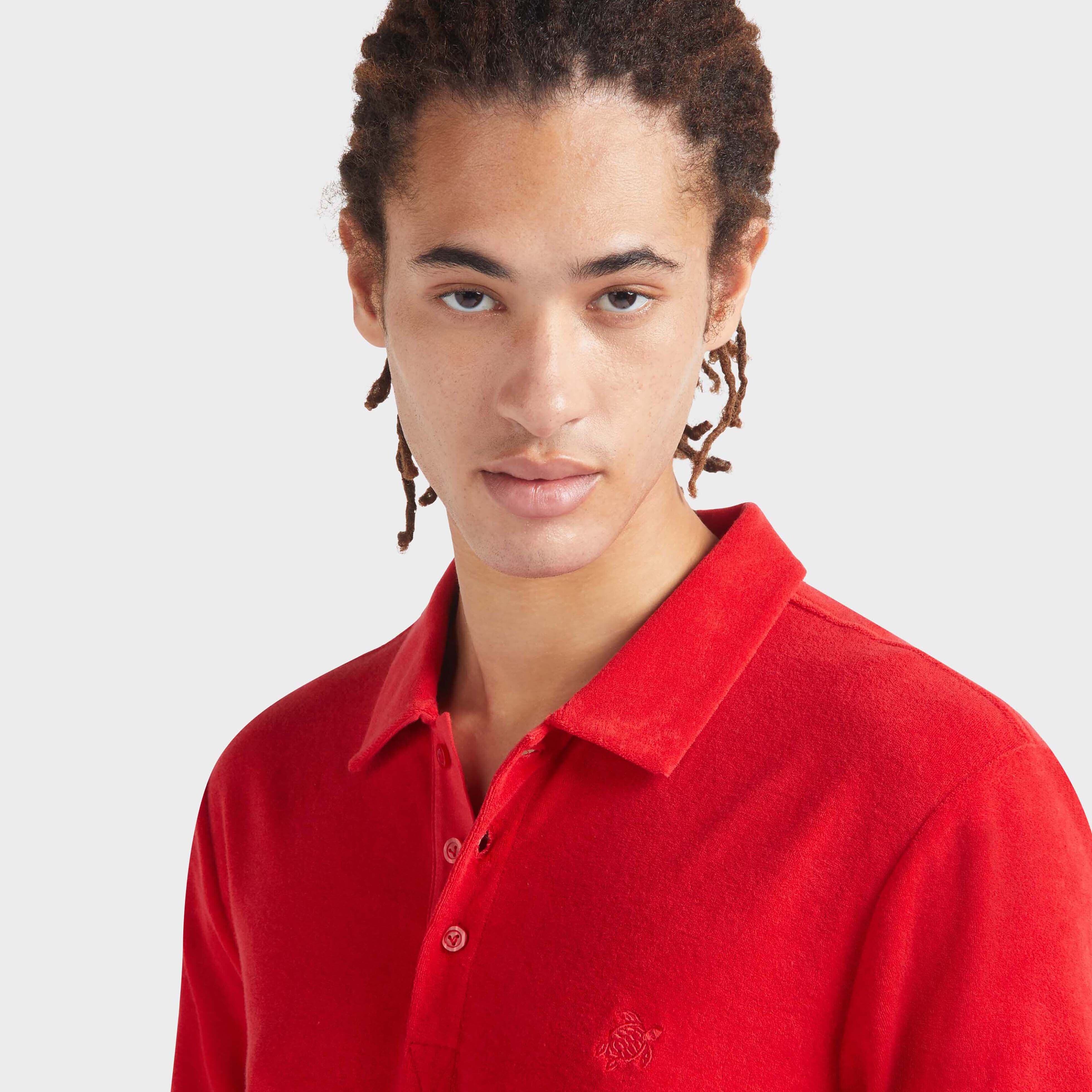 Men Terry Polo Solid - 6
