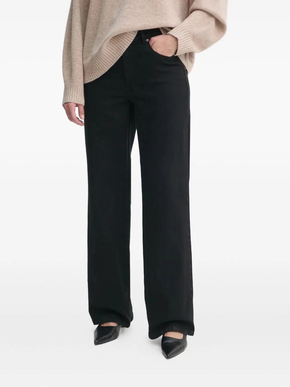 logo-patch jeans - 1