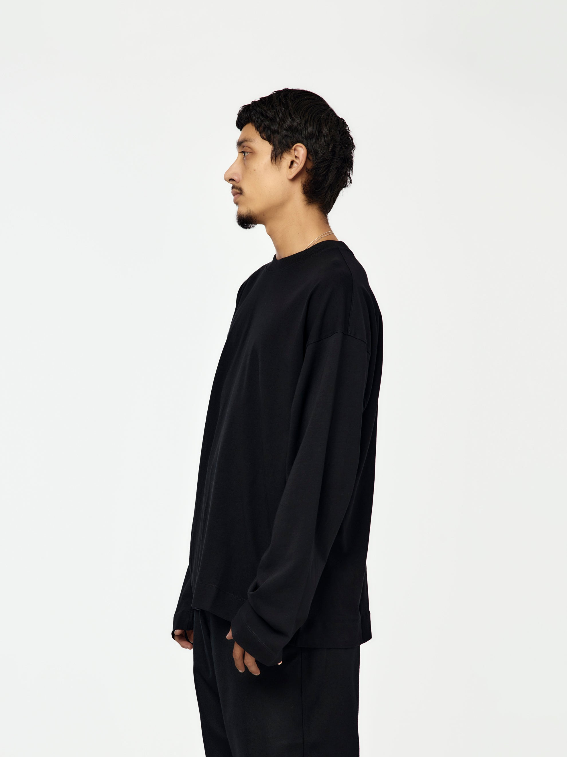 HEGLAND 2603 M.K. LS T-SHIRT (BLACK) - 2