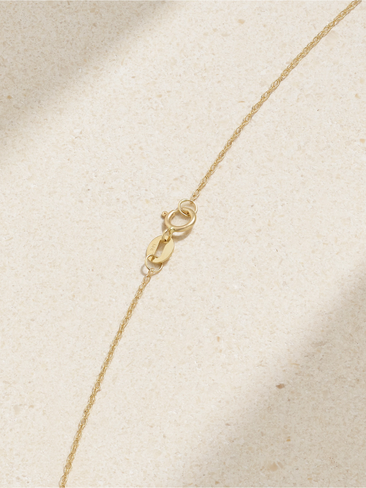 Flora Mini 14-karat Gold Diamond Necklace - 3