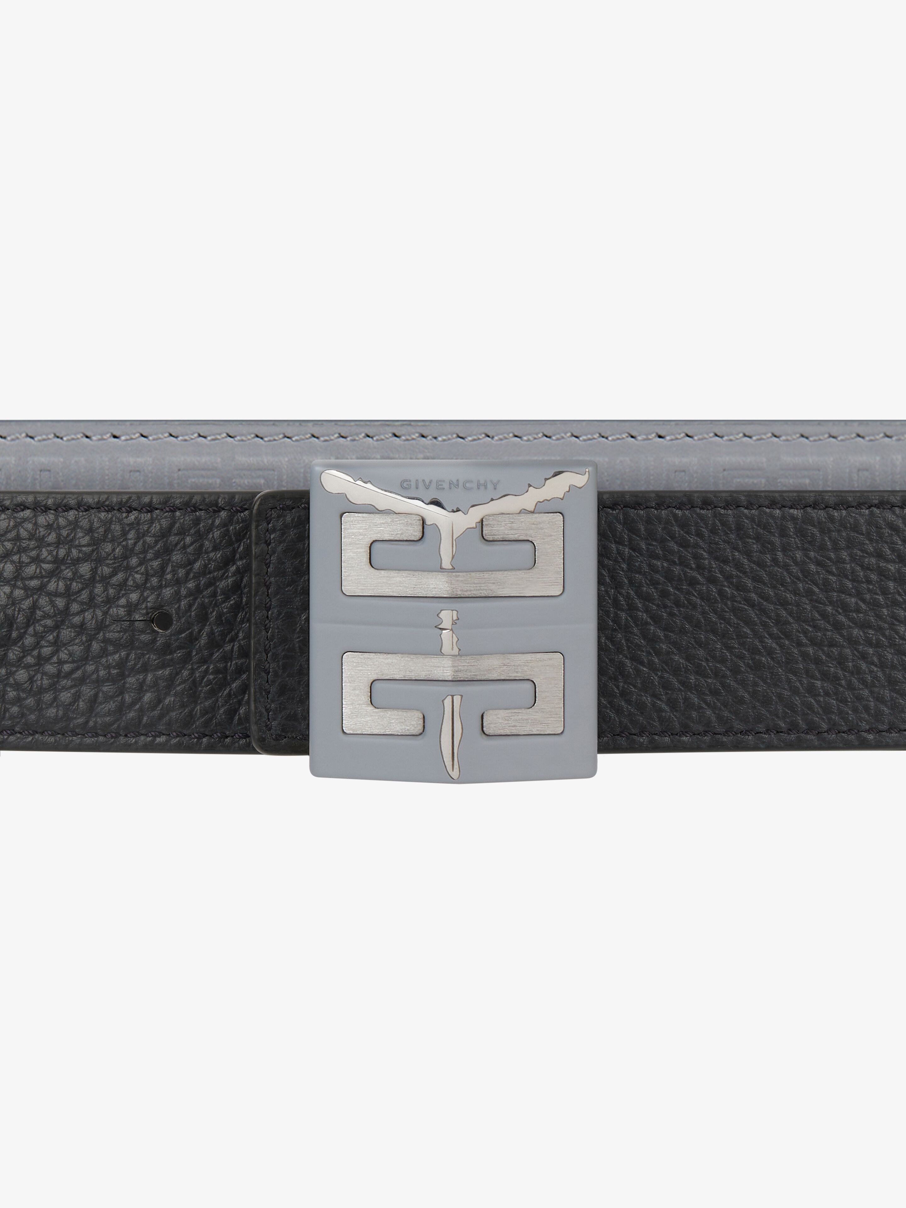 4G REVERSIBLE BELT IN MICRO 4G LEATHER - 2