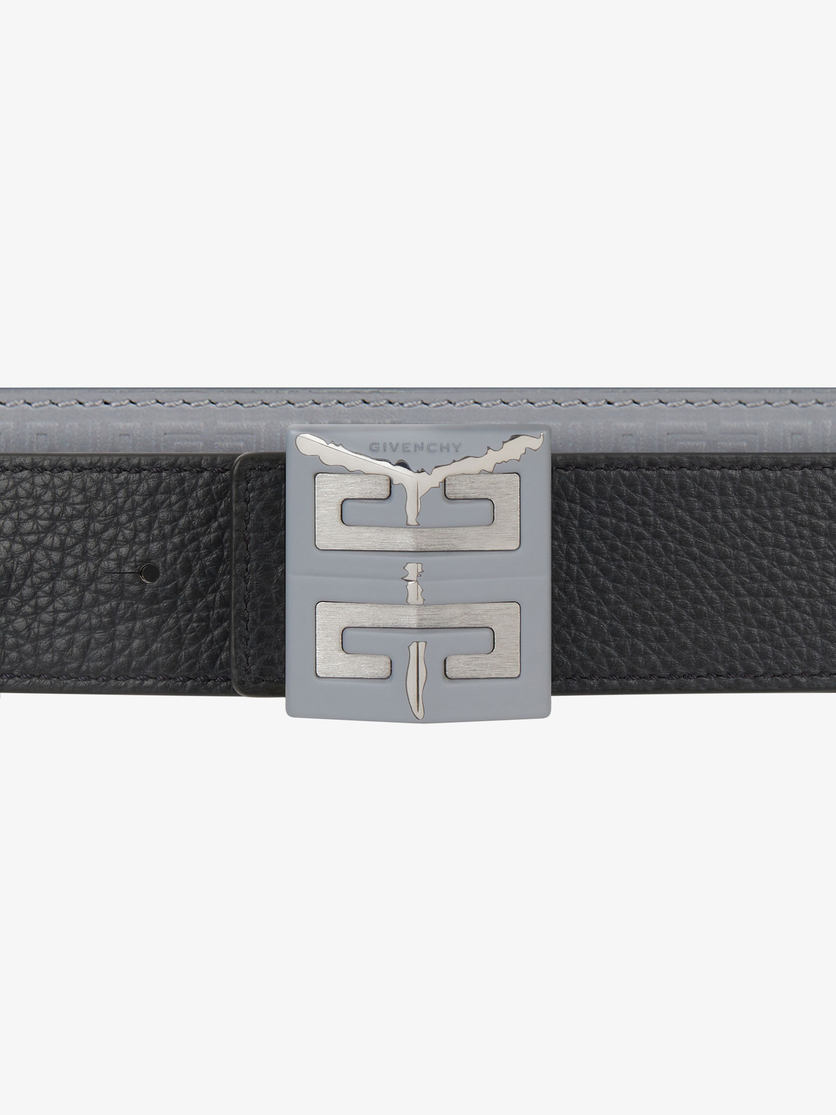 4G REVERSIBLE BELT IN MICRO 4G LEATHER - 6