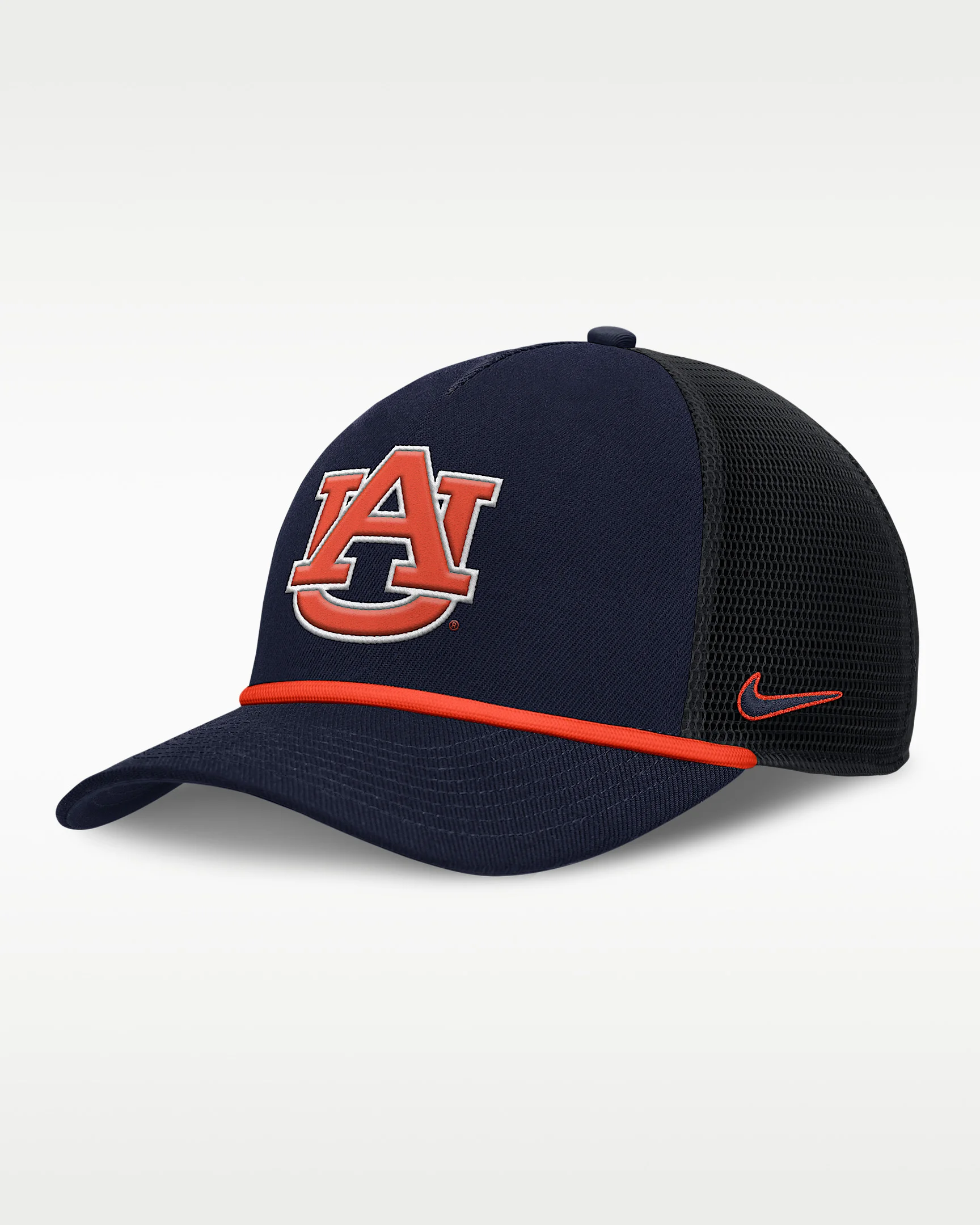 Auburn Primetime Rise Men's Nike College Trucker Adjustable Hat - 1