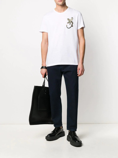 Alexander McQueen dragon patch T-shirt outlook