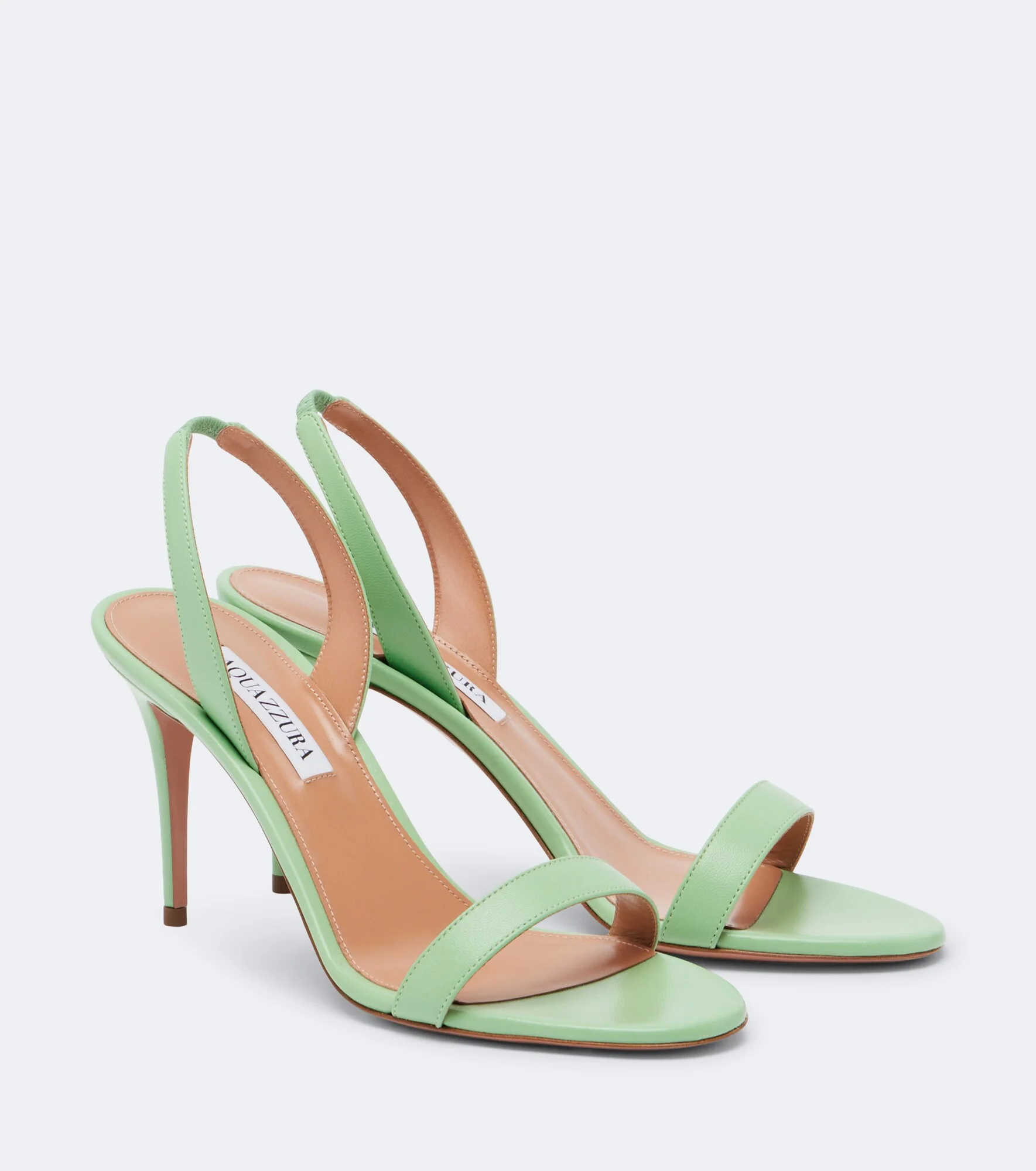 So Nude leather slingback sandals - 1