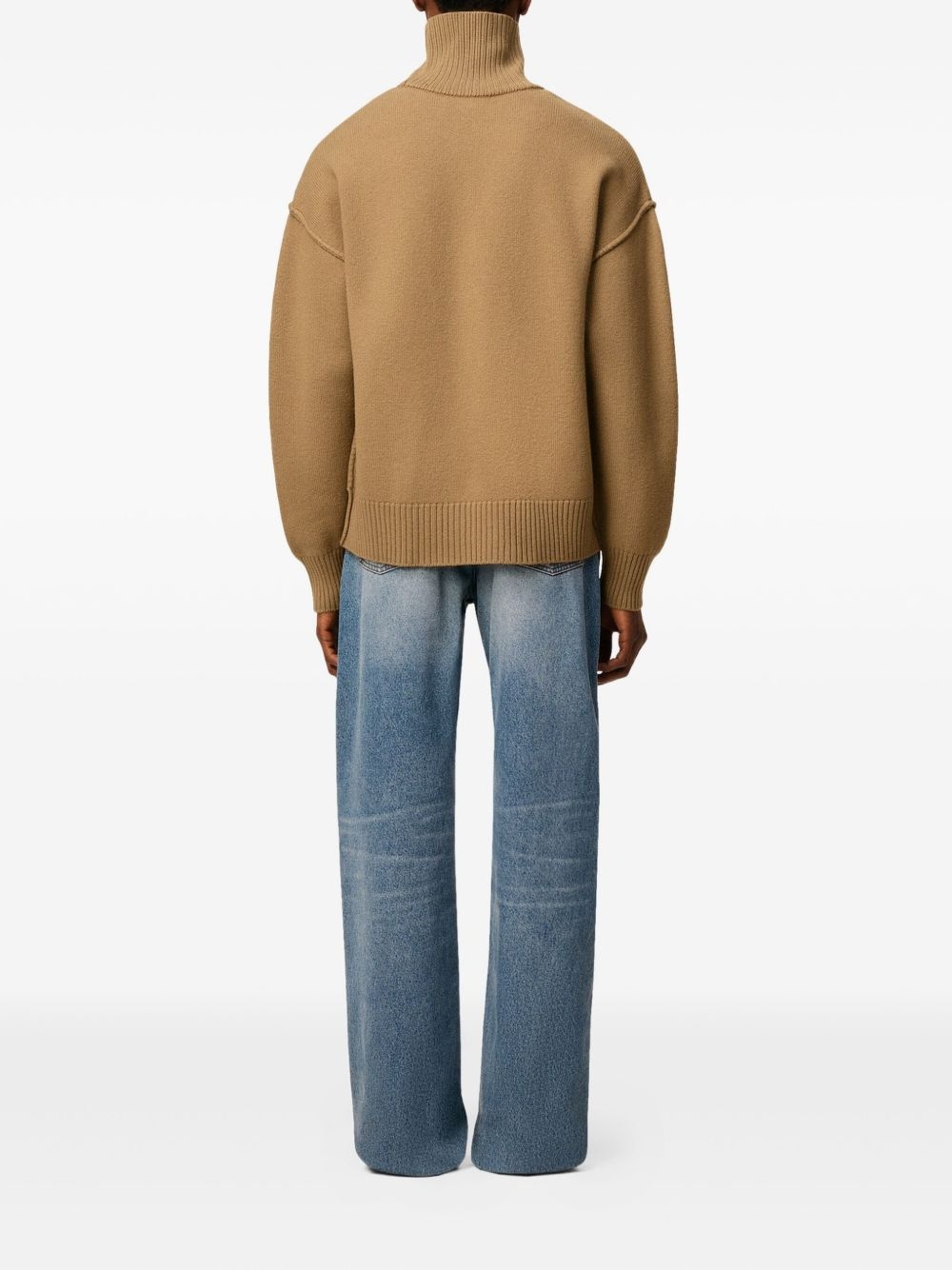 Ami de Coeur funnel-neck sweater - 4