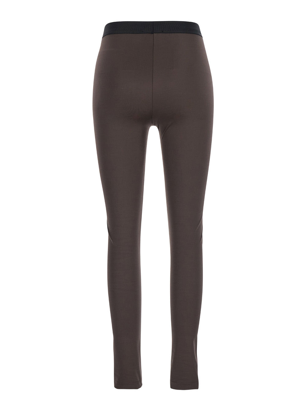 Tom Ford Women 'Signature' Brown Leggings With Logo Lettering On The Waist In Jersey Stretch Woman - 2