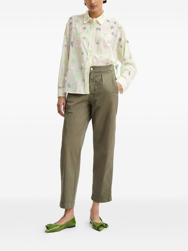 ESSENTIEL ANTWERP Jimena floral-embroidered shirt outlook