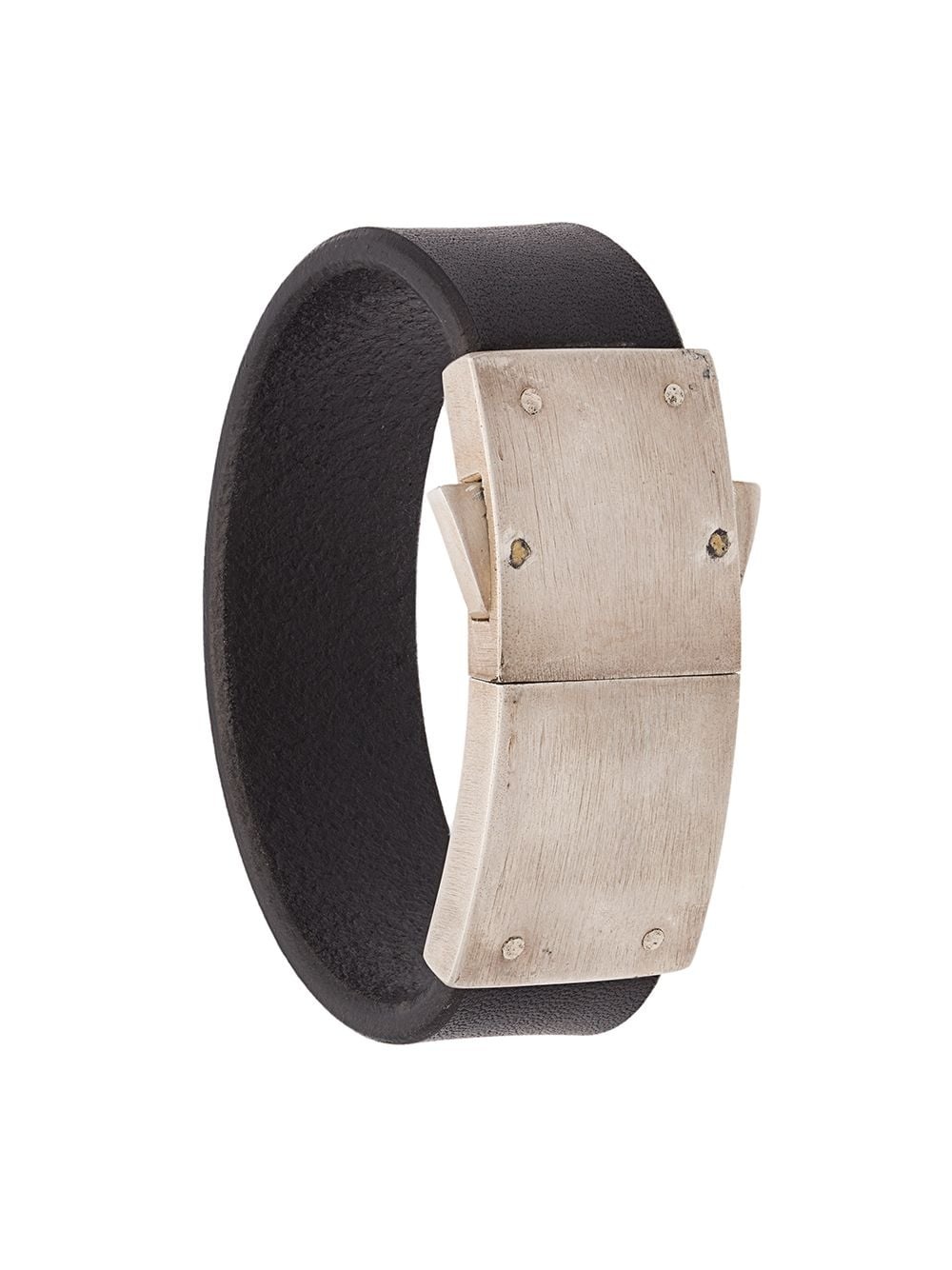 アクセサリー Parts of 4 Leather Strap Bracelet Parts Of Four Leather Bracelet | Black | FARFETCH CA