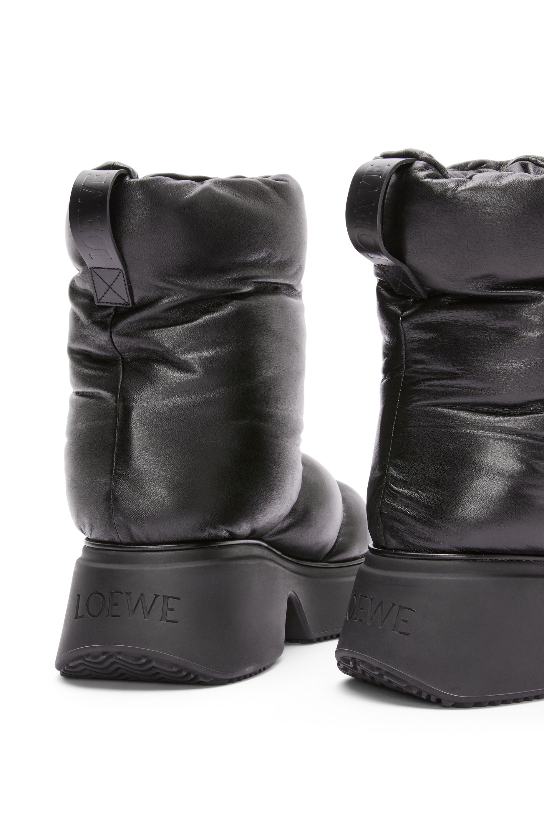 Padded ankle boot in lambskin - 4