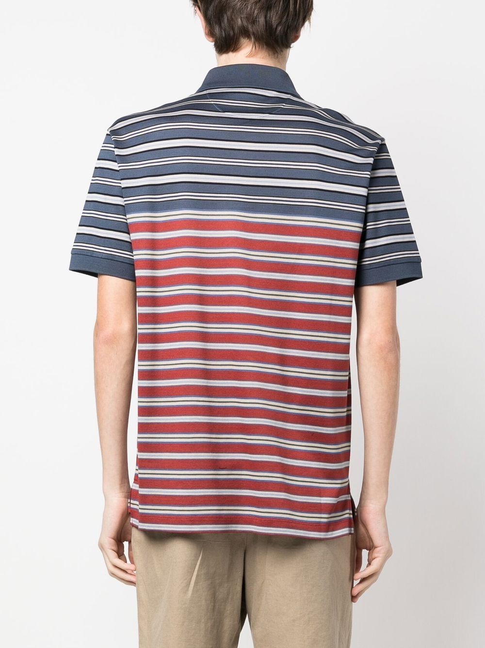 short-sleeve cotton polo shirt - 4