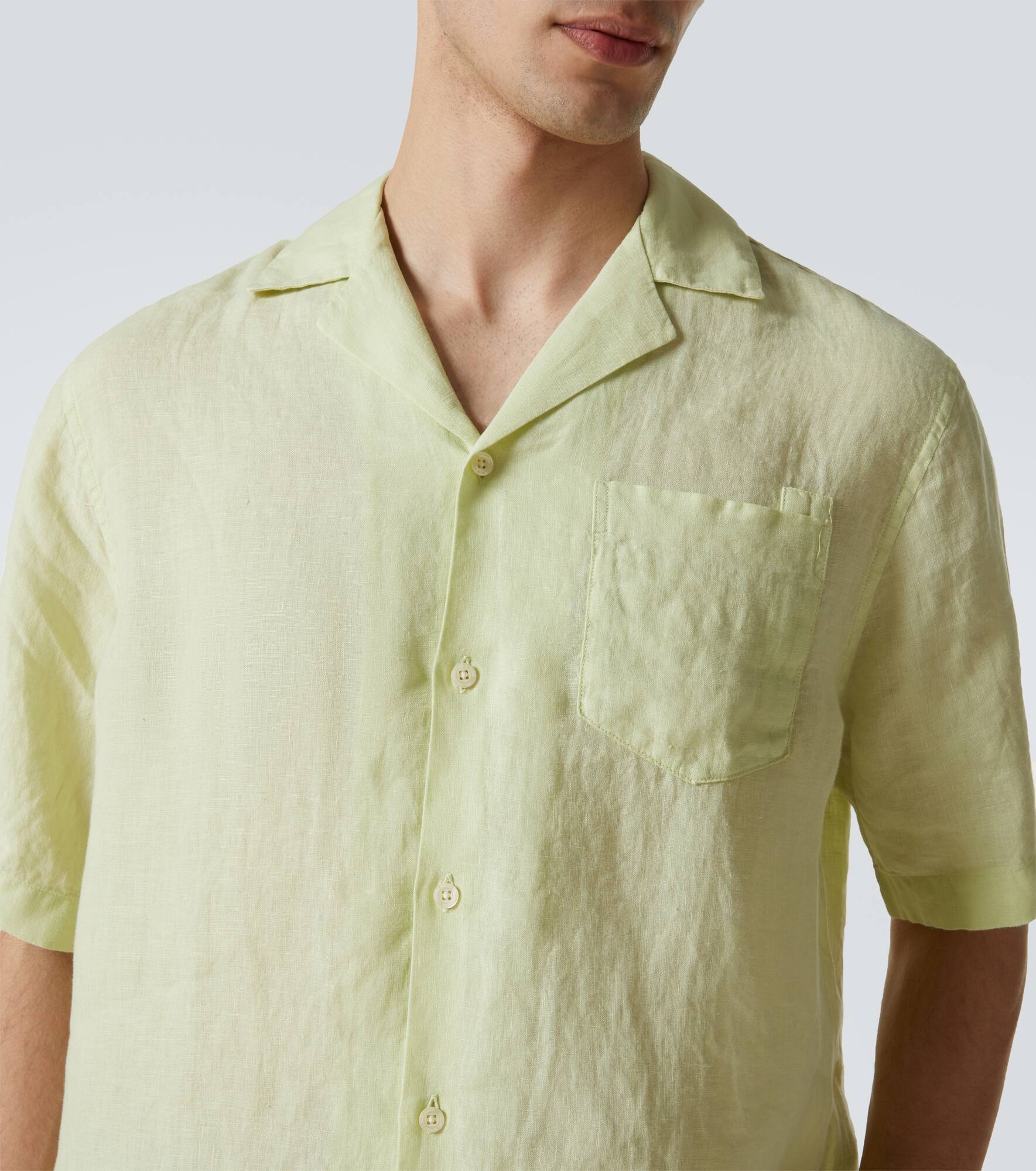Angelo linen bowling shirt - 6