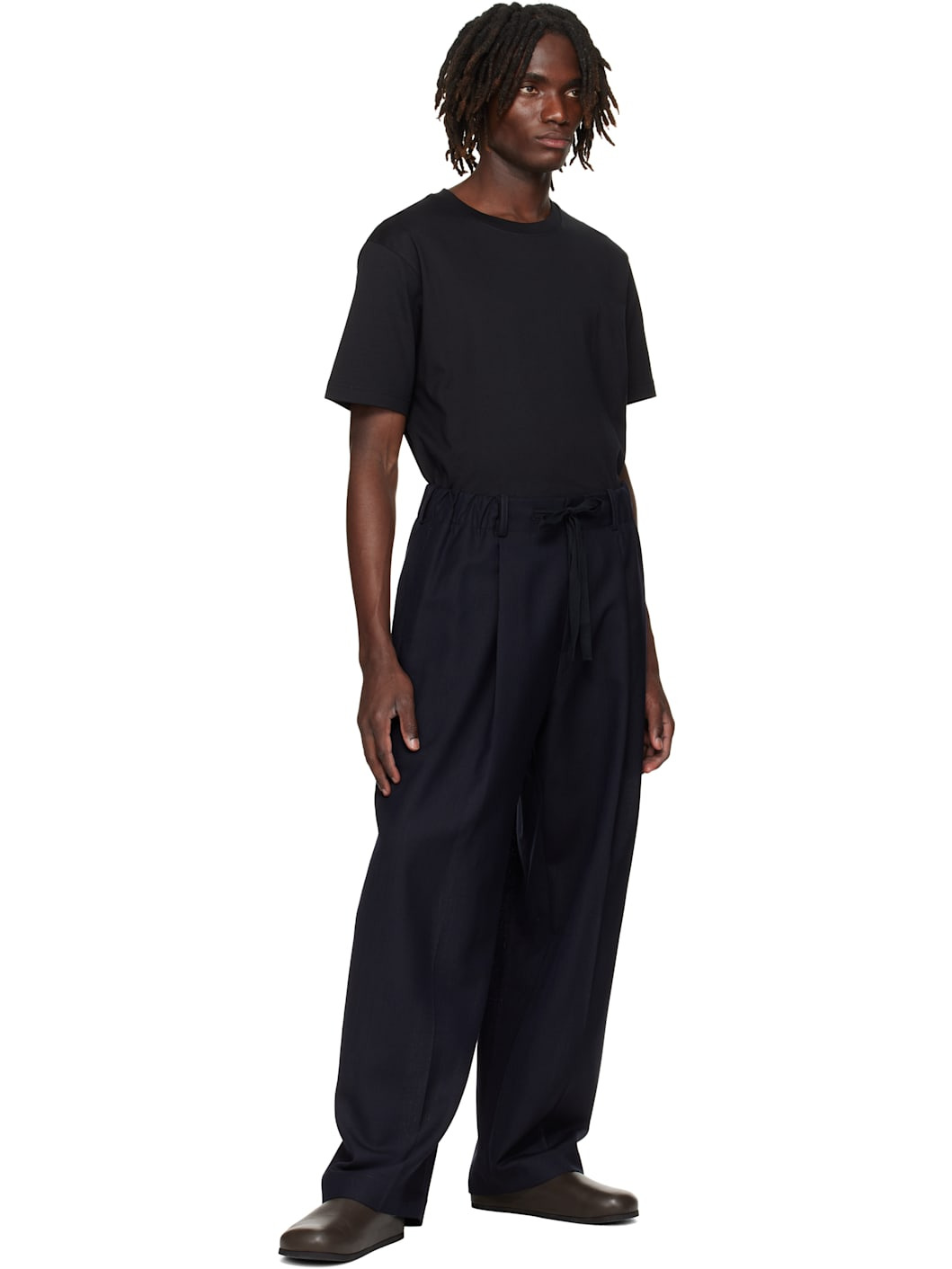 Navy Noam Trousers - 4