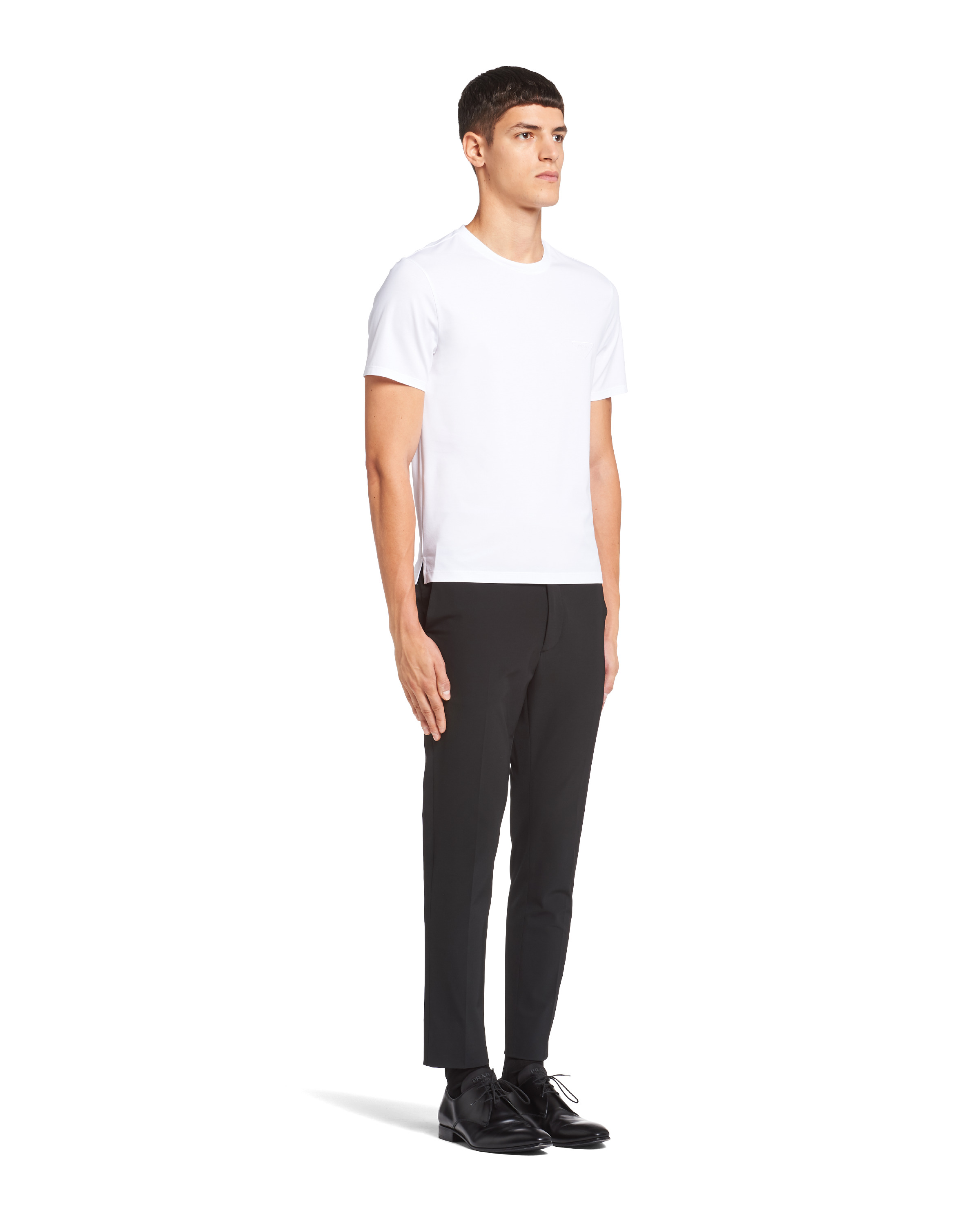 Stretch cotton T-shirt - 3