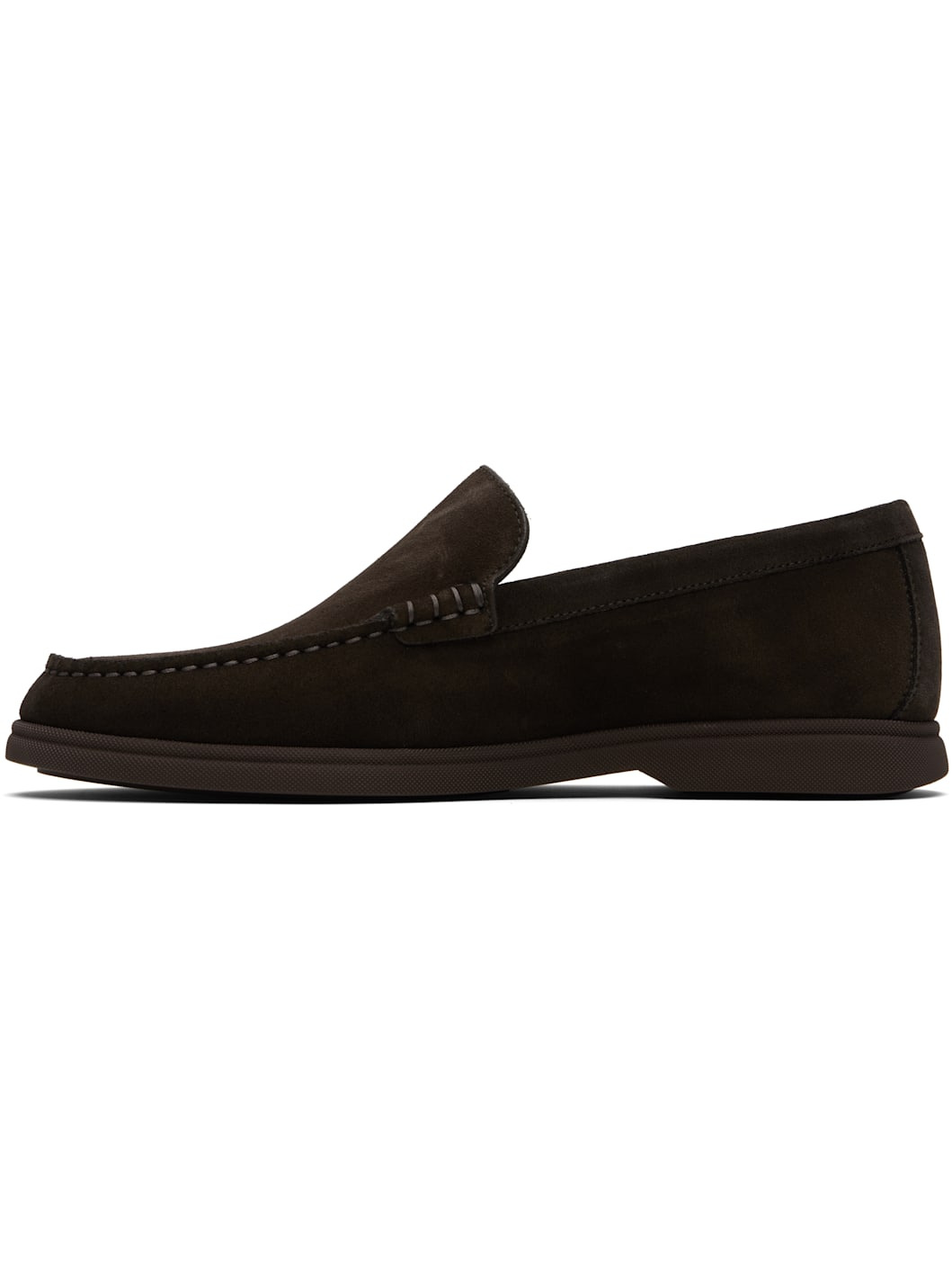 Brown Suede Loafers - 3