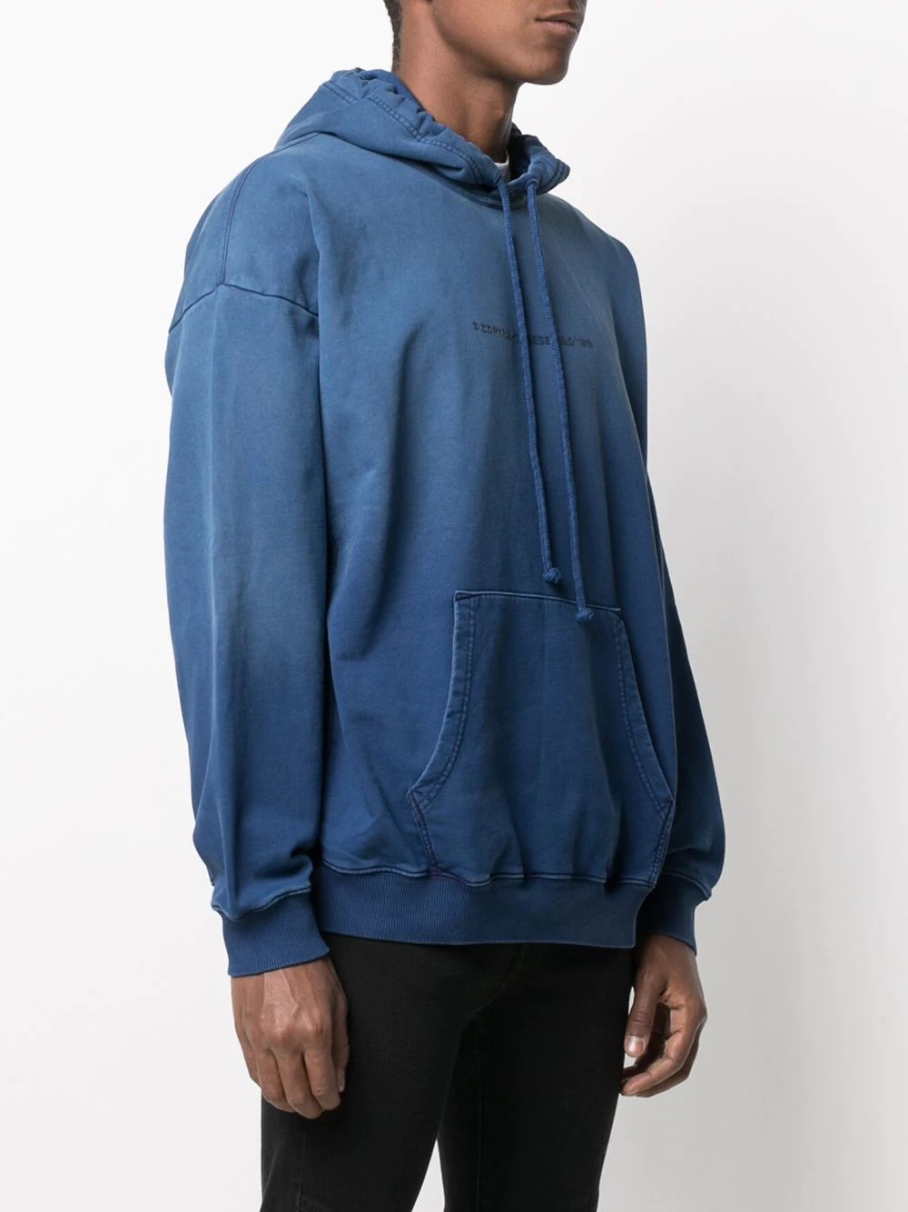 gradient treatment pullover hoodie - 3