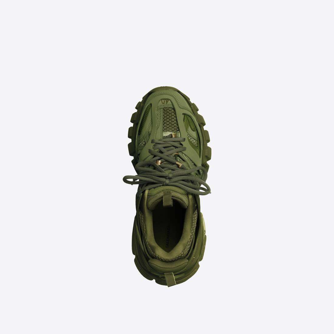 Men's Track Sneaker Recycled Sole in Kaki Green - 5