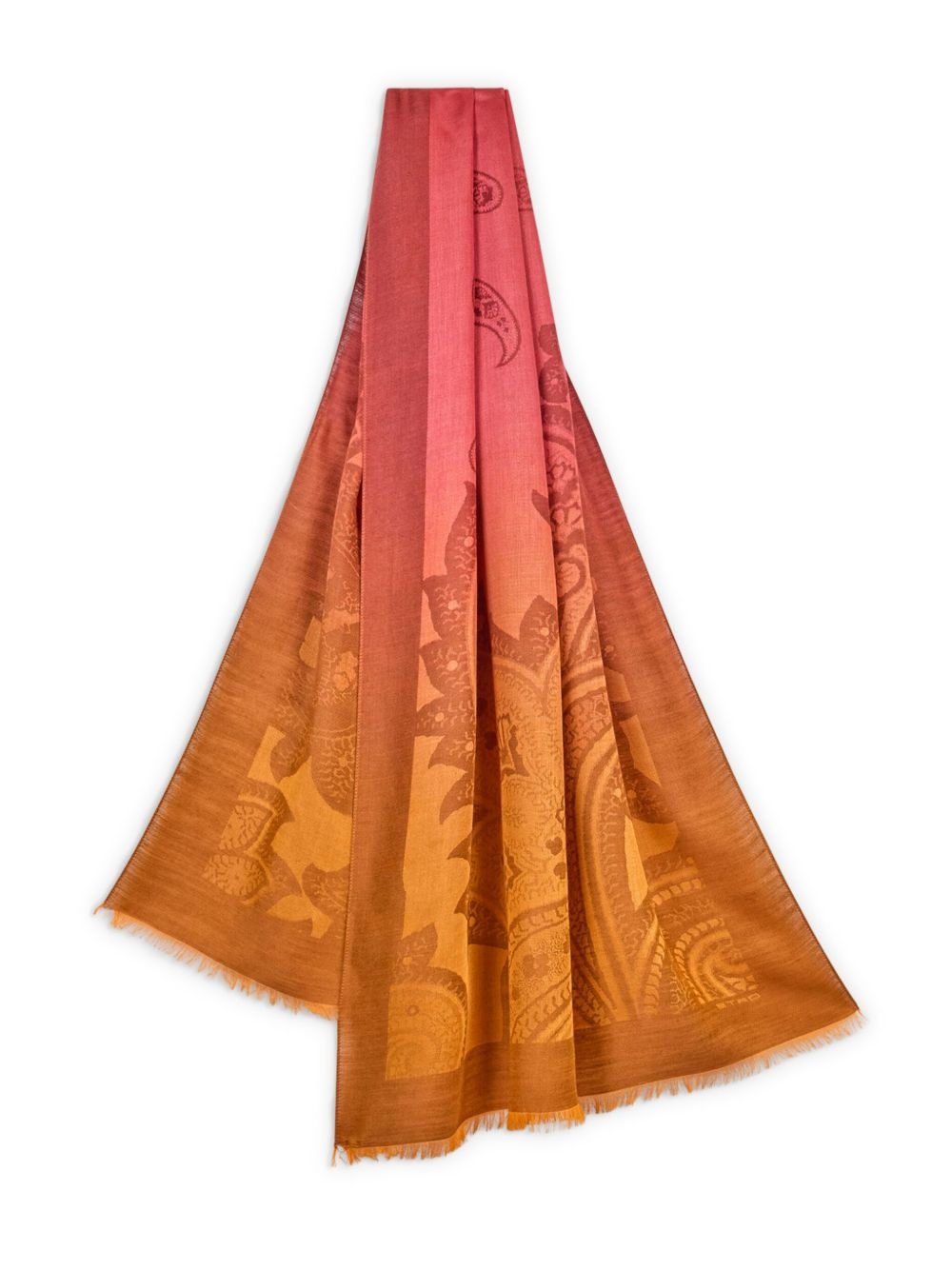 paisley-print silk scarf - 3