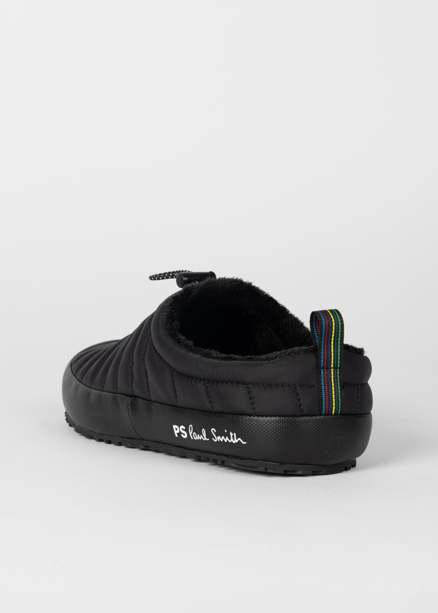 Black 'Larsen' Mule Slippers - 4