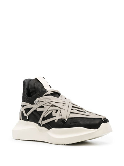 Rick Owens Megalaced runner sneakers outlook