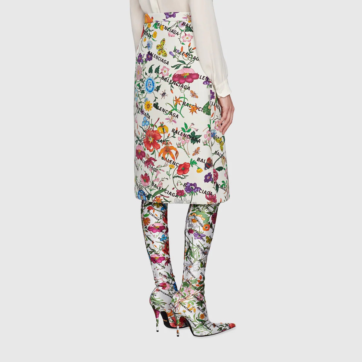 The Hacker Project Balenciaga Flora skirt - 4
