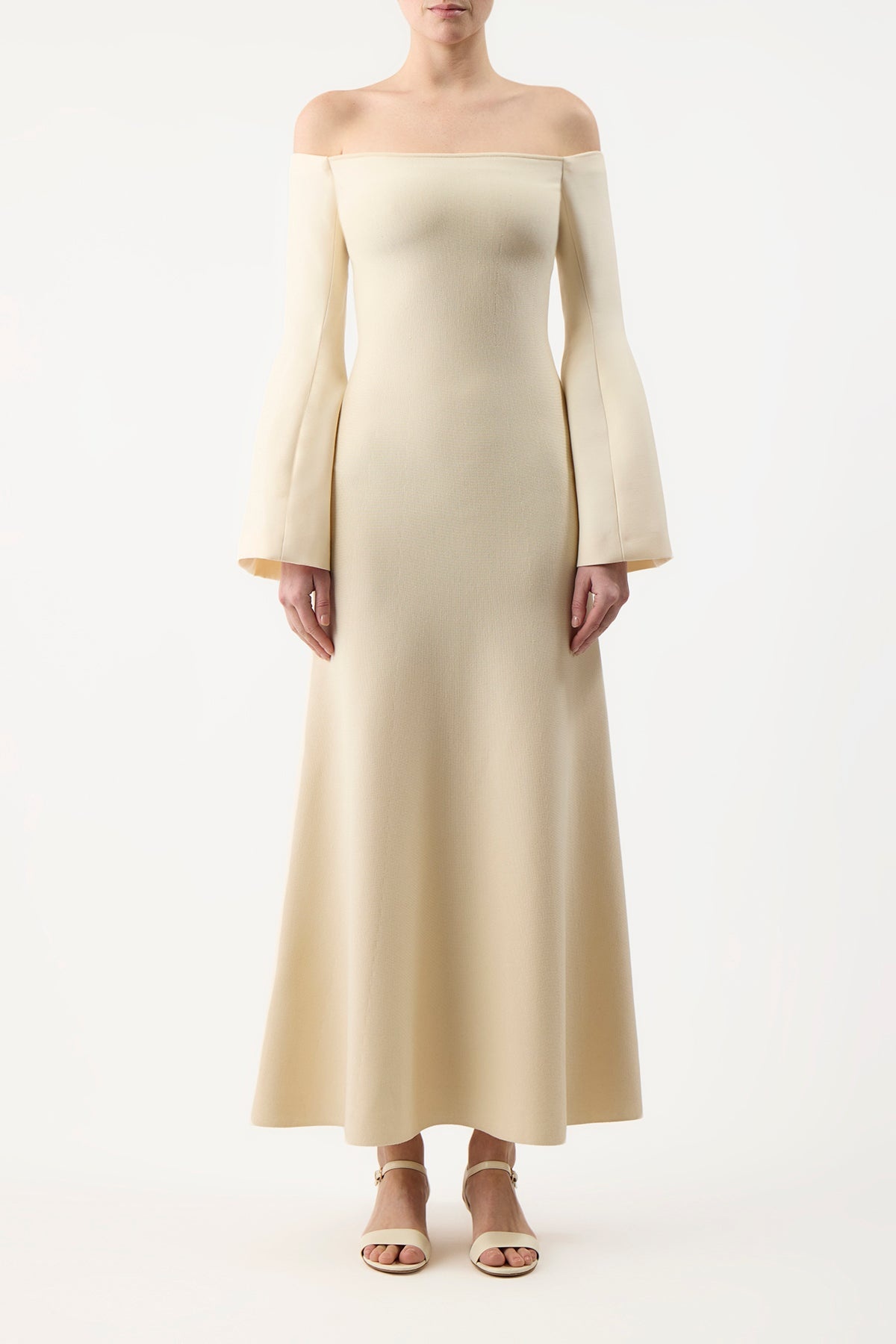 Sinead Dress in Silk Wool - 2