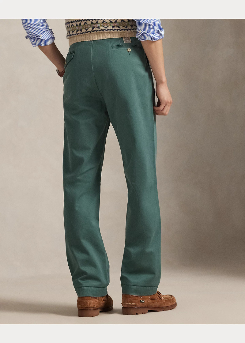 Whitman Relaxed Fit Pleated Chino Pant 4