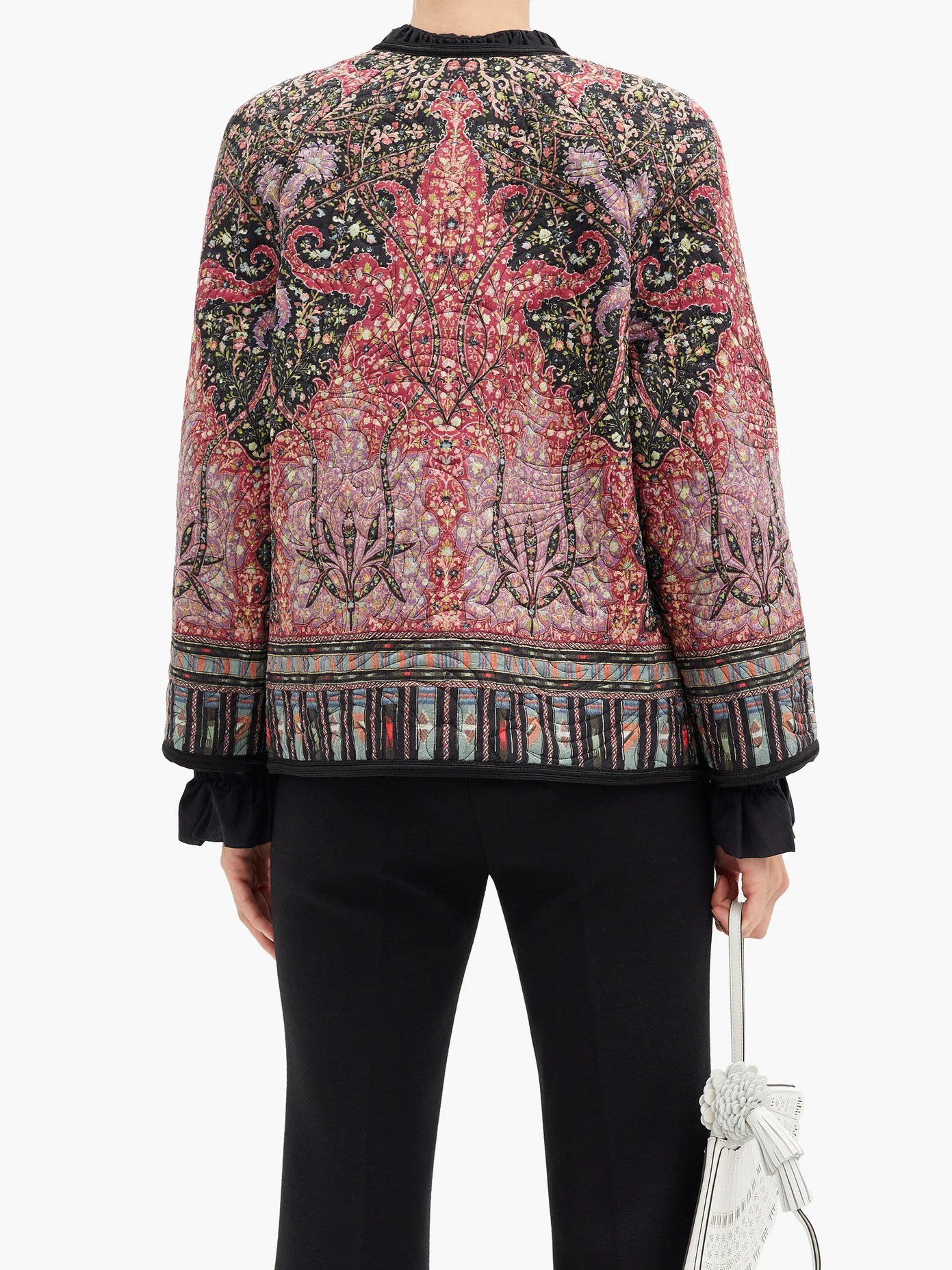 Brumby floral-print quilted jacket - 5