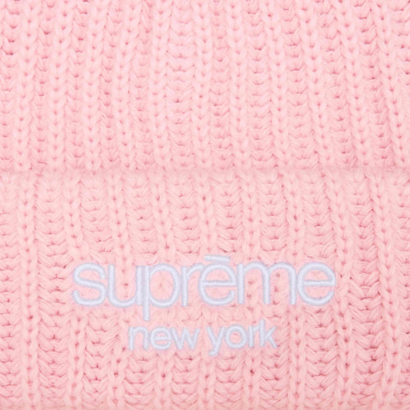 Supreme Classic Logo Chunky Ribbed Beanie outlook
