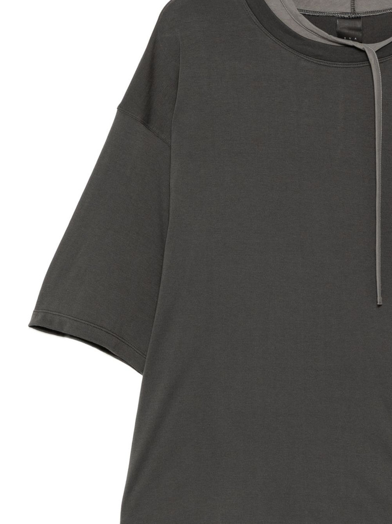 layered-neck T-shirt 3