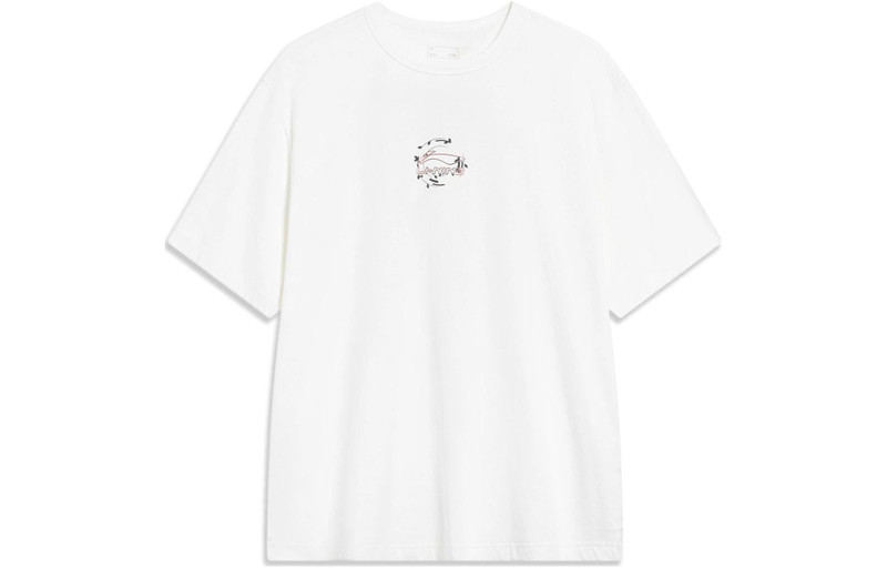 Li-Ning Li-Ning Sports Classic Short Sleeve T-shirt 'White' AHST447-2 outlook