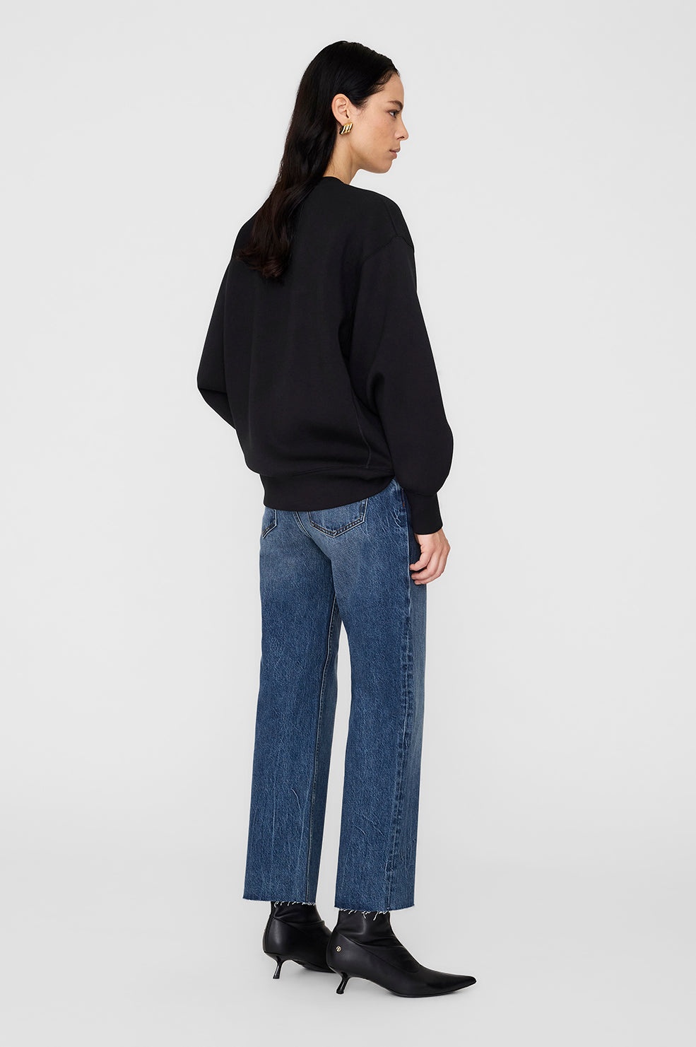 Alto Sweatshirt Framed Monogram - Black - 3
