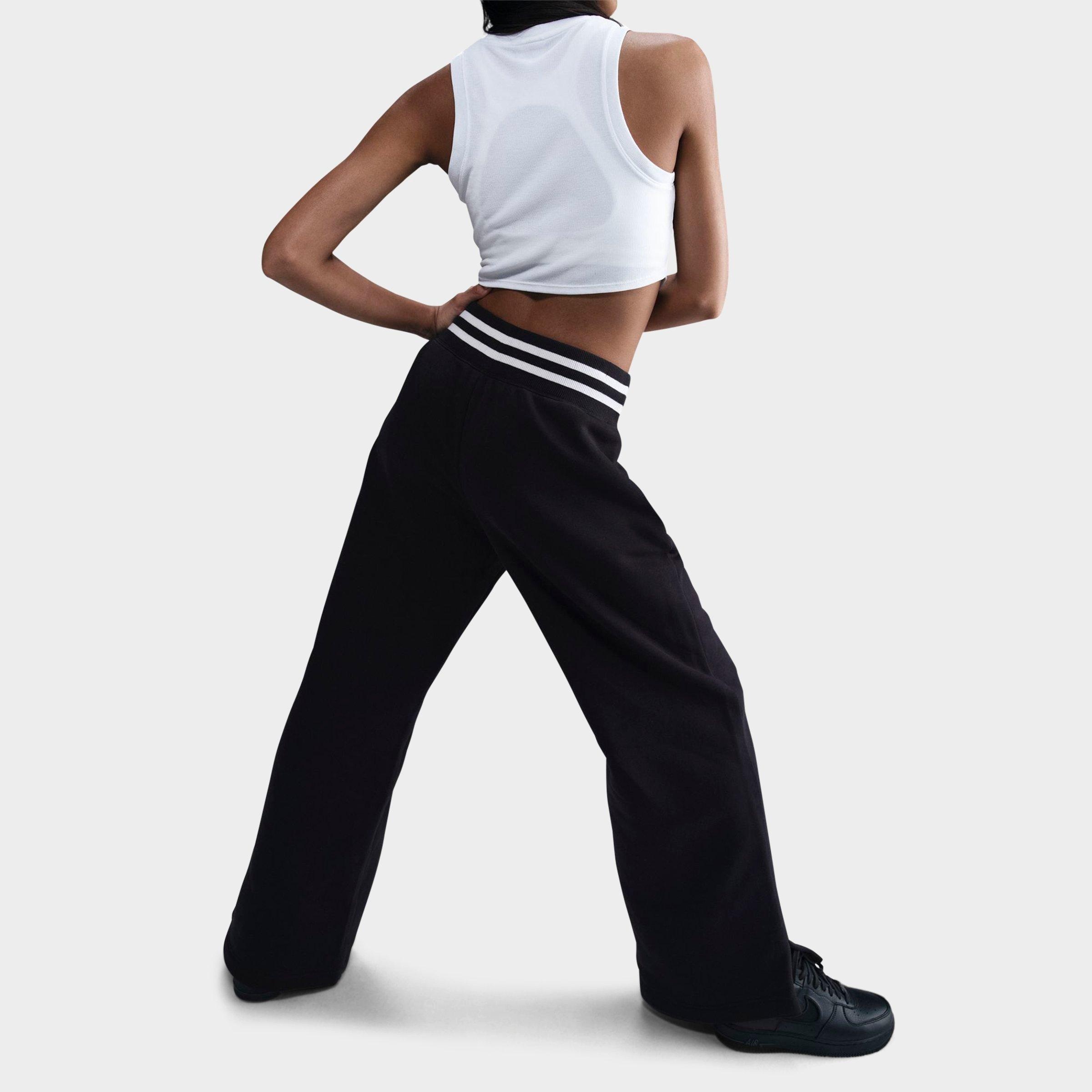 WOMEN'S NIKE SPORTSWEAR PHOENIX FLEECE HIGH-WAIST WIDE-LEG GRAPHIC JOGGER PANTS - 3