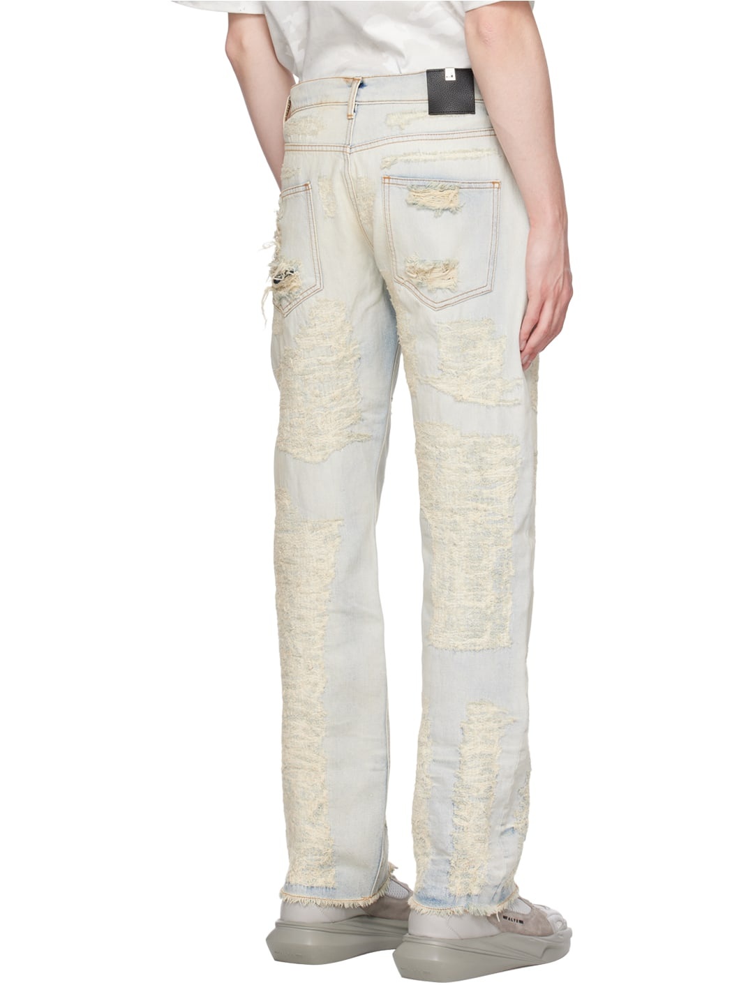 Blue Destroyed Jeans - 3