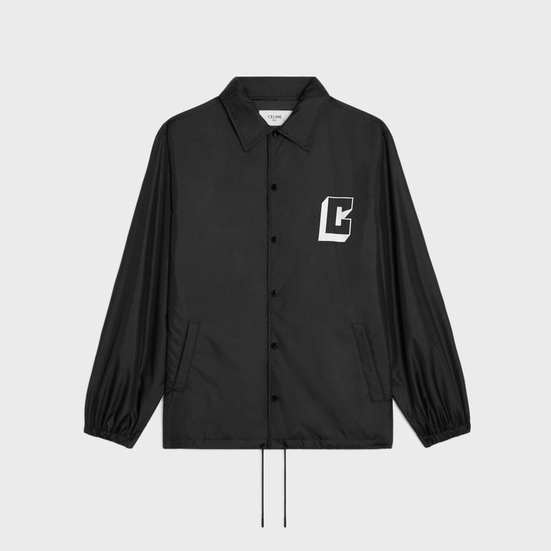 celine coach jacket in lightweight nylon 1
