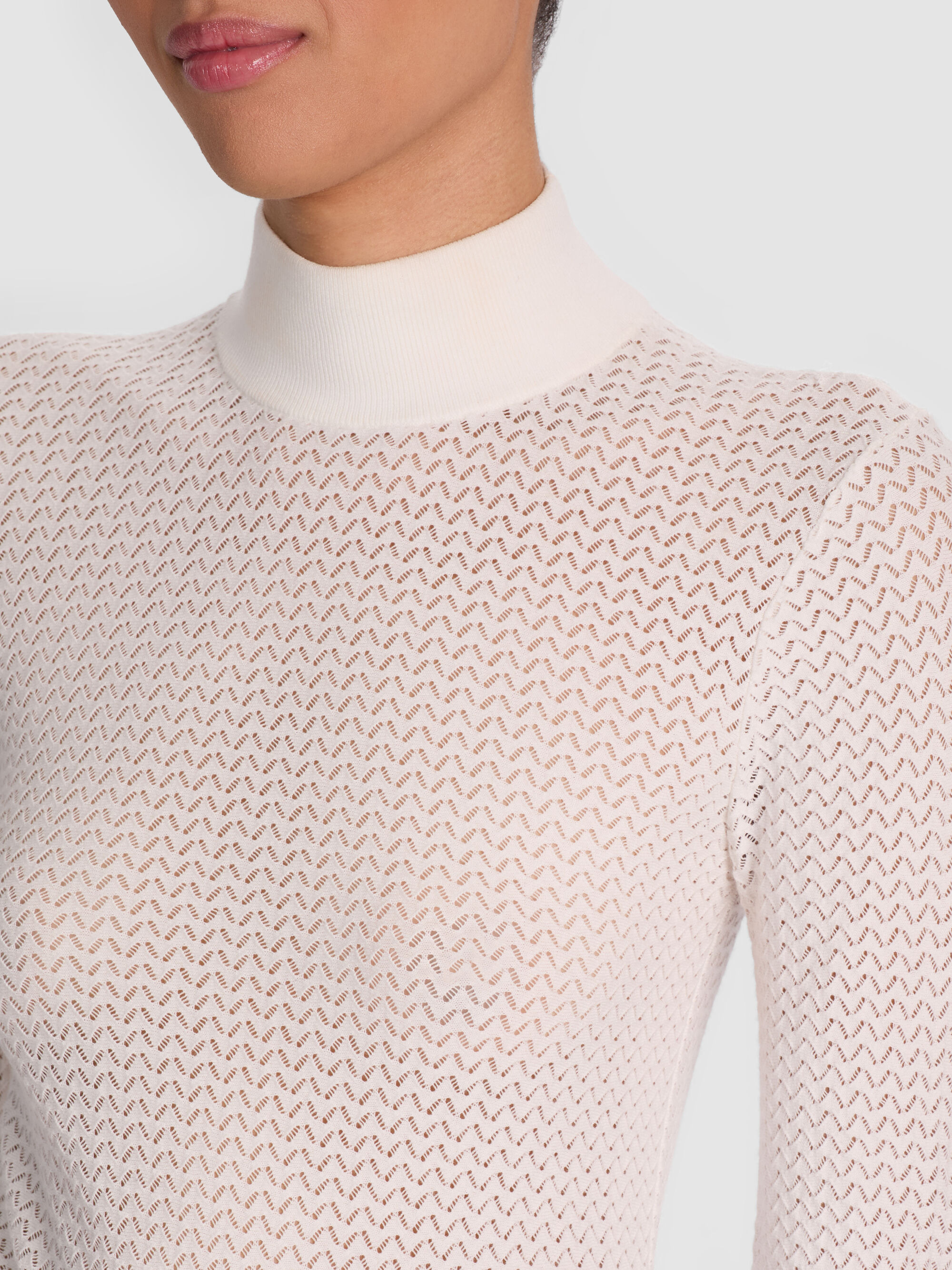 LANIE POINTELLE PULLOVER - 5