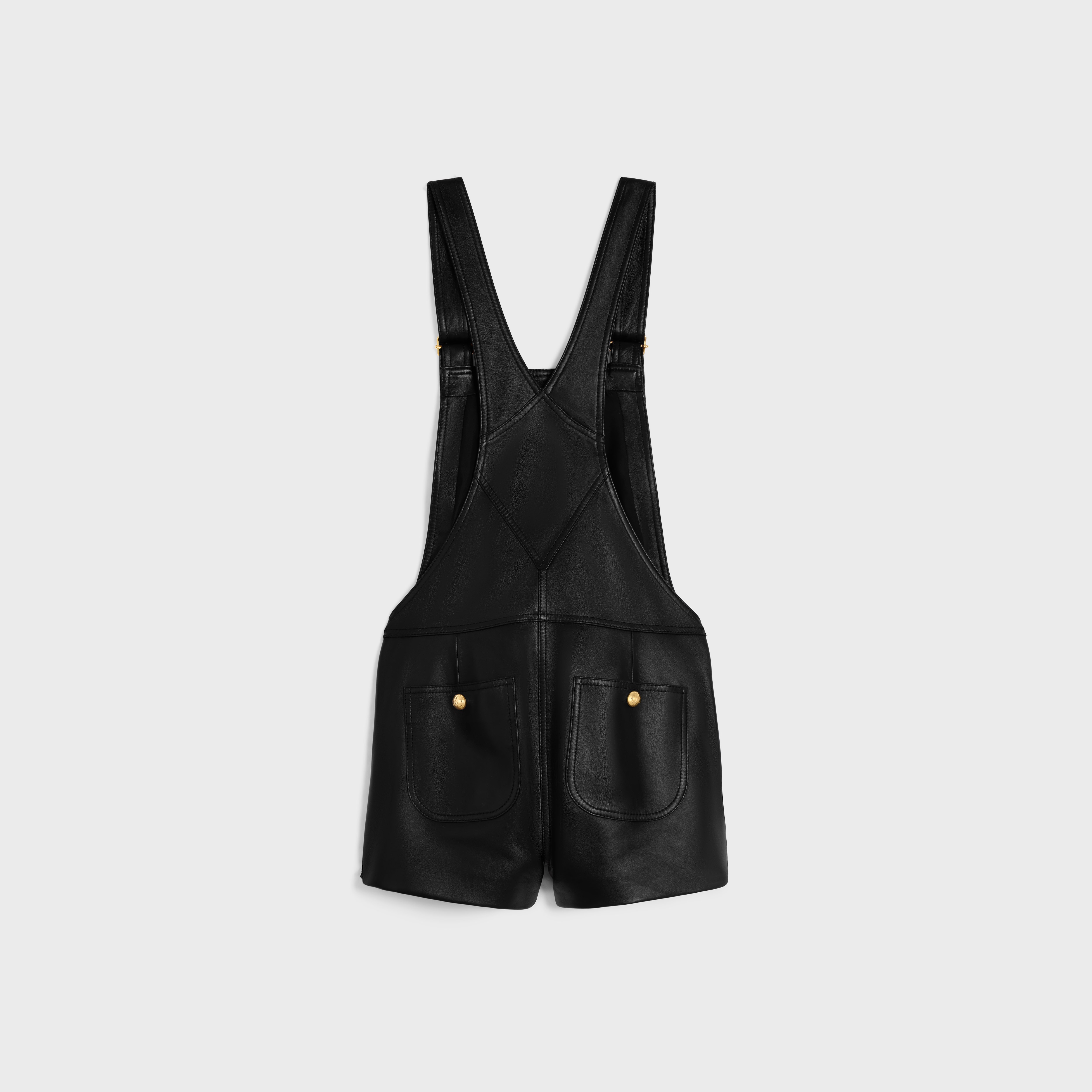 playsuit in soft lambskin - 2