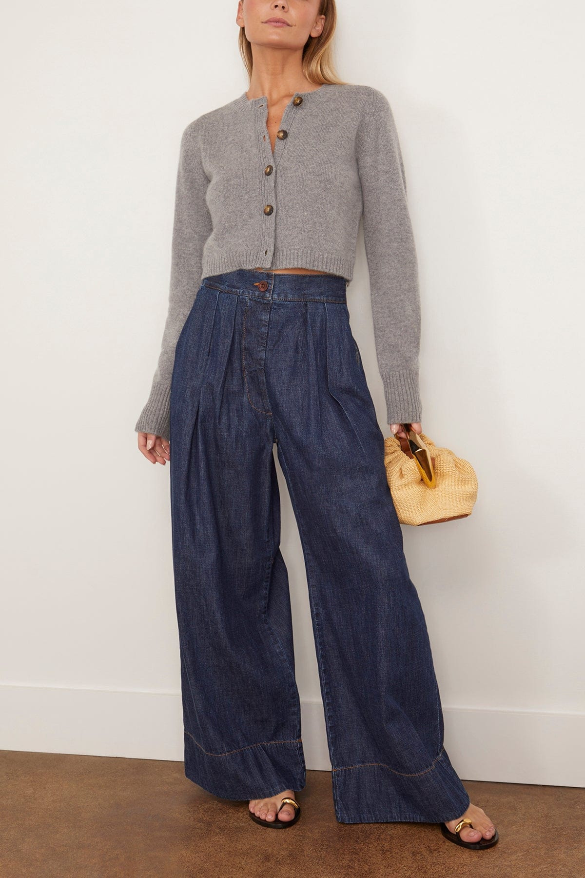 Zephir Cardigan in Slate Grey - 2