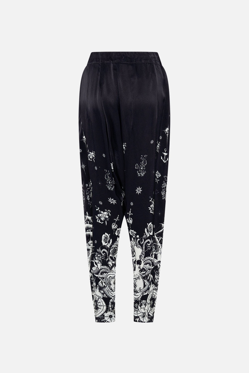 CROSSOVER WAIST PANT WITH TAPERED LEG 8