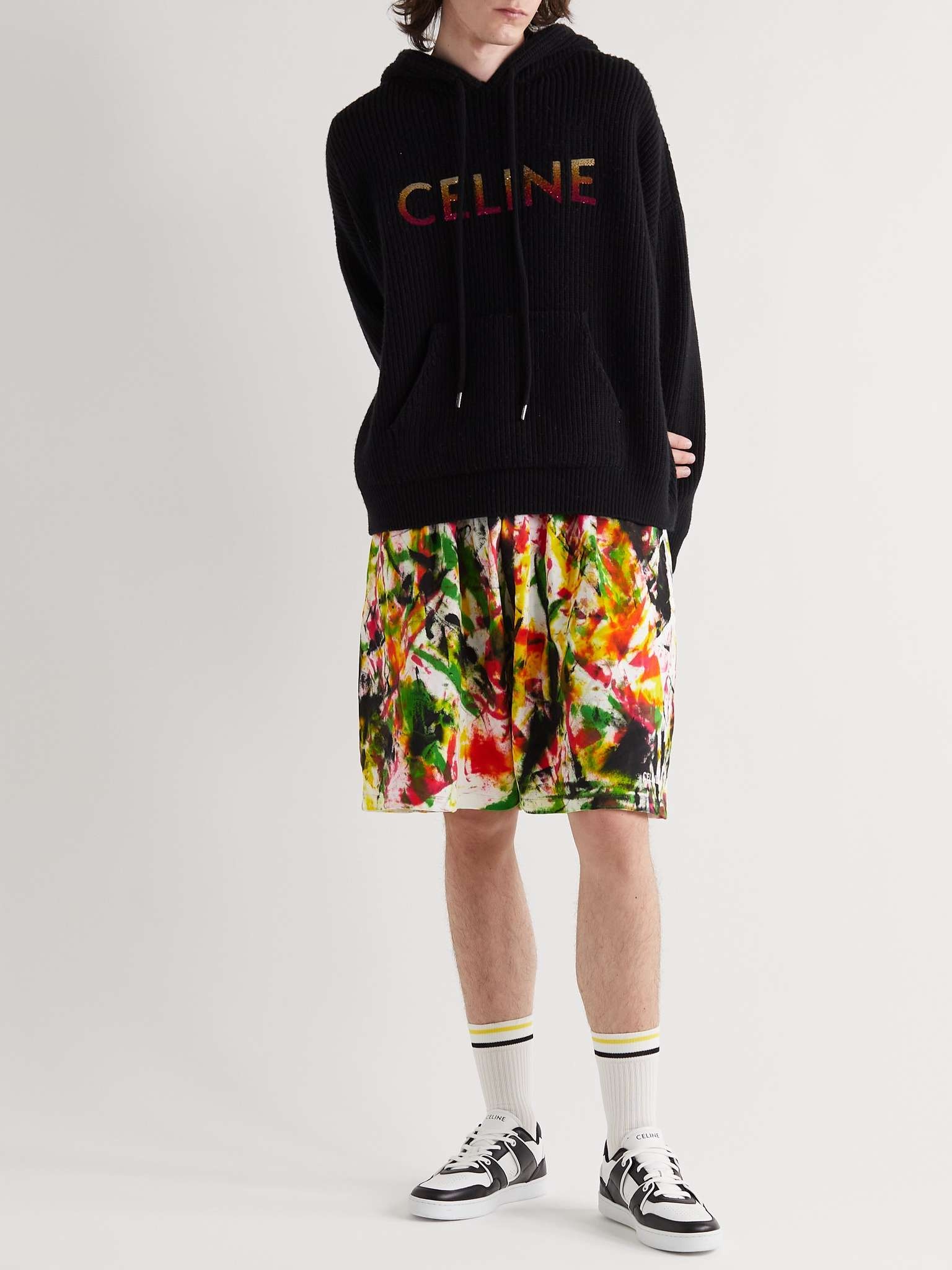 CELINE BOXERS IN COTTON JERSEY