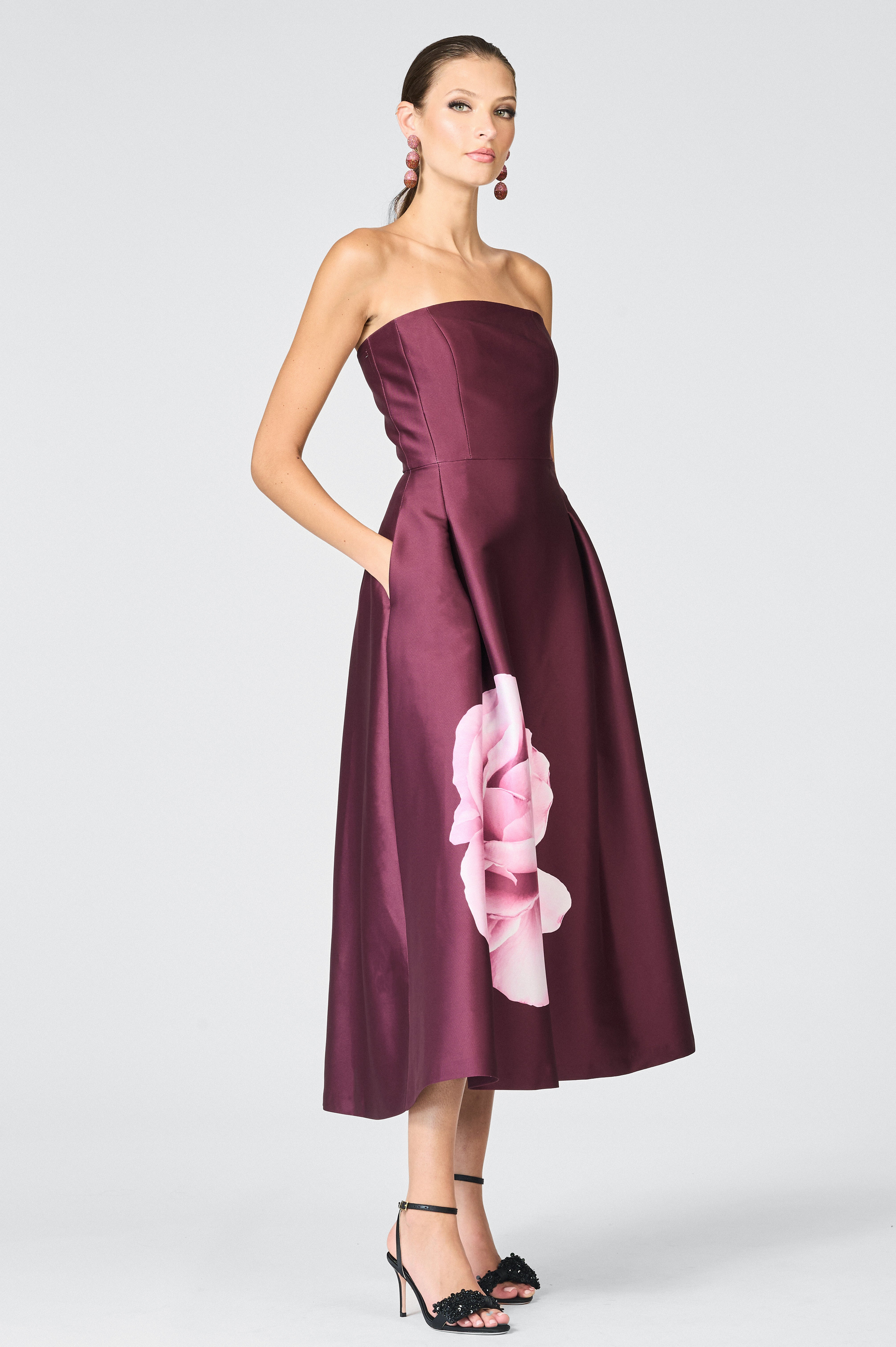 SHAY DRESS - BORDEAUX ESPERANCE - 4